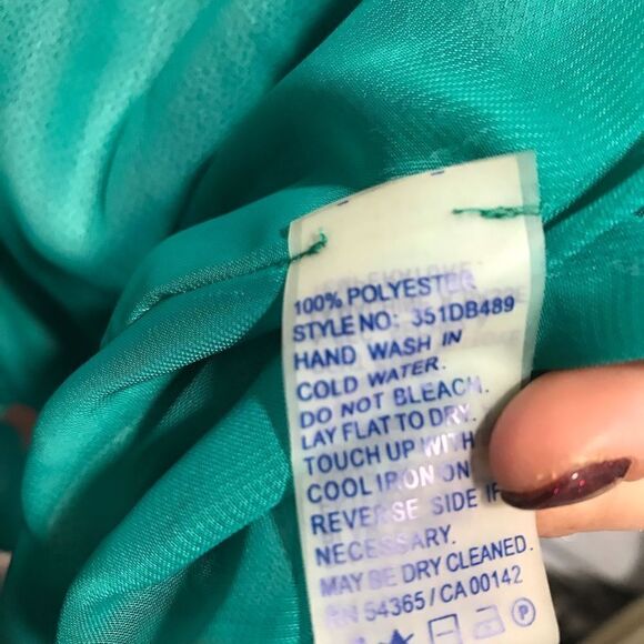 NWT Nygard by Peter Nygard Jade Green Gemstone Coverup Size Small - Picture 8 of 9